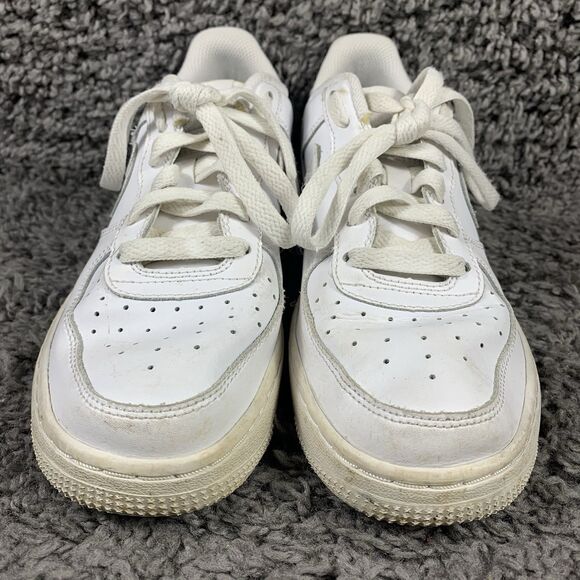 Nike Air Force 1 Triple White Kids Youth Size 5Y - Picture 6 of 8